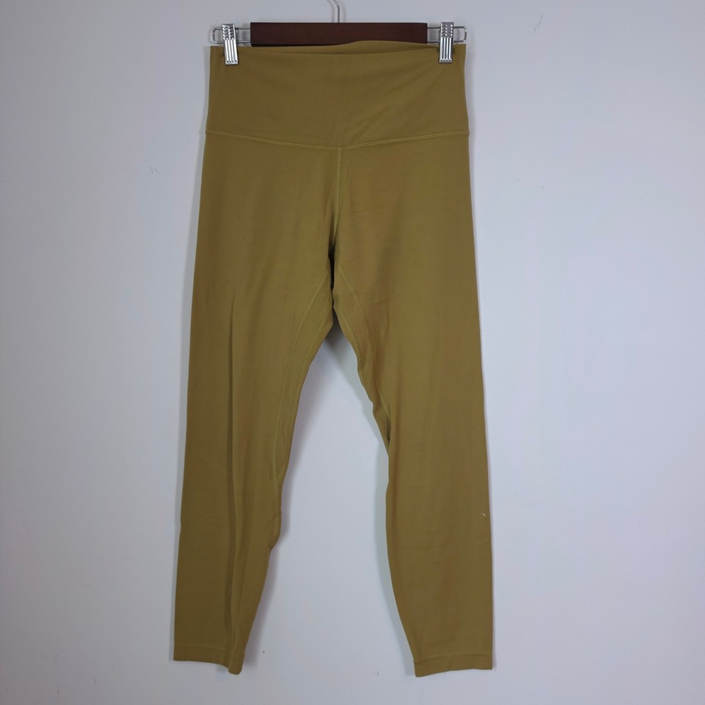 Lululemon Align High-Rise Pant Gold Mustard Yoga Leggings Size 8